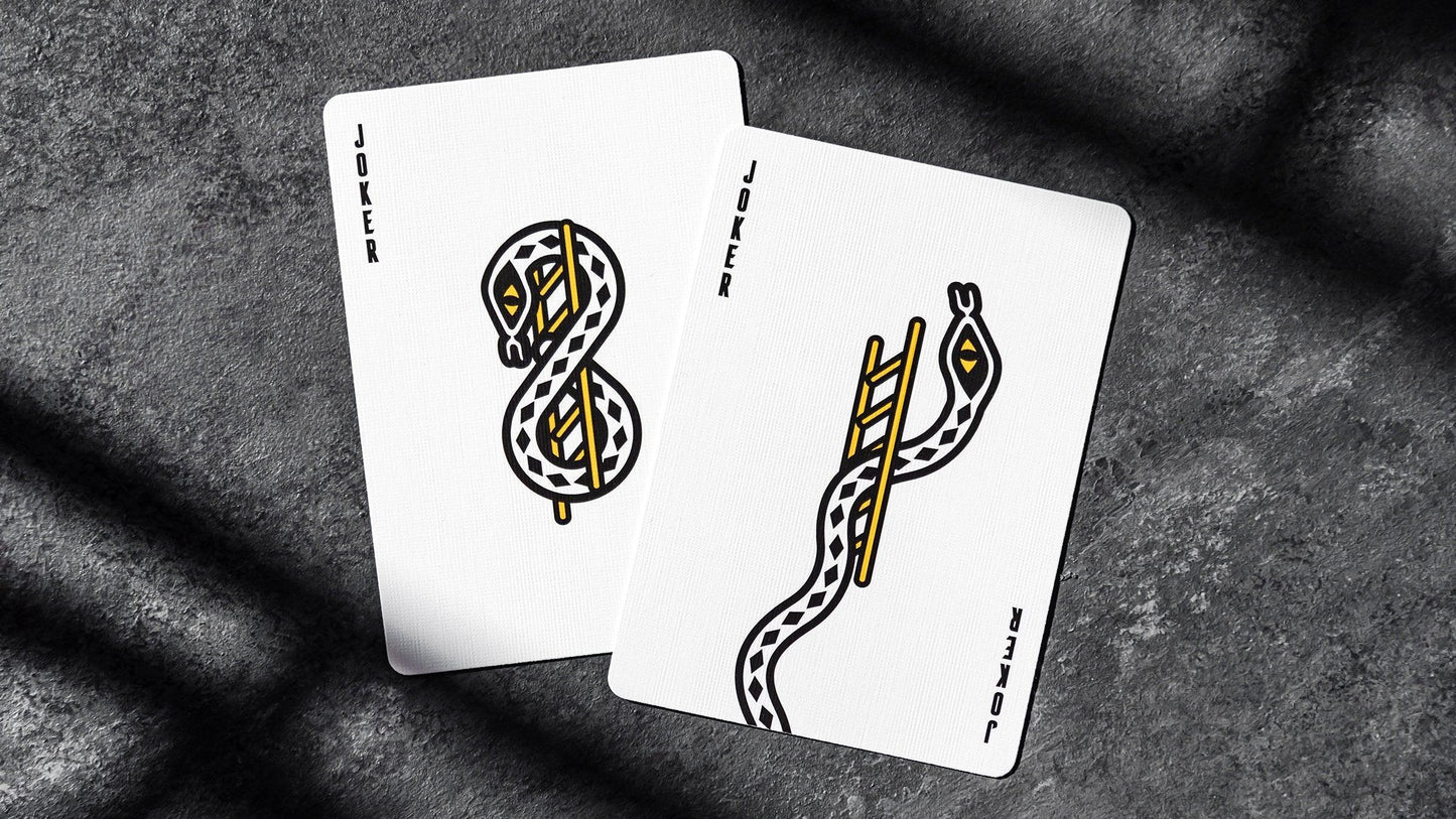 Snakes and Ladders Playing Cards Playing Cards by Mechanic Industries