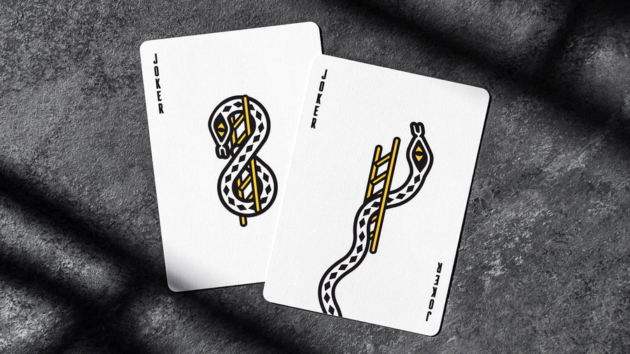 Snakes and Ladders Playing Cards Playing Cards by Mechanic Industries