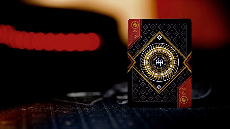 Standard Edition Dark Lordz (Black) by De'vo Playing Cards by De'vo