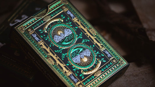 The Arcadia Signature Edition Playing Cards - Green Playing Cards by RarePlayingCards.com