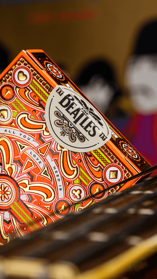 The Beatles Playing Cards - Orange Playing Cards by Theory11
