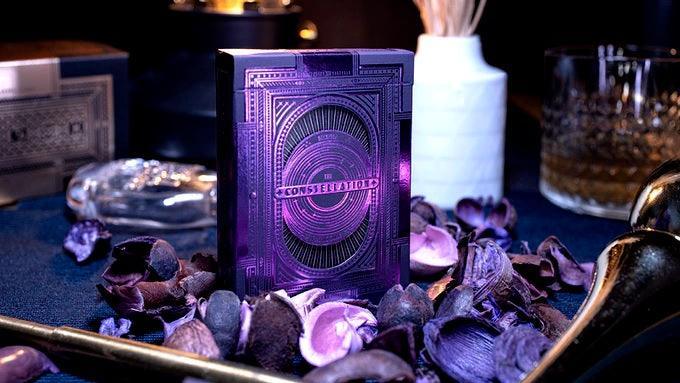 The Constellation Playing Cards - Mystique Purple Playing Cards by DECKIDEA