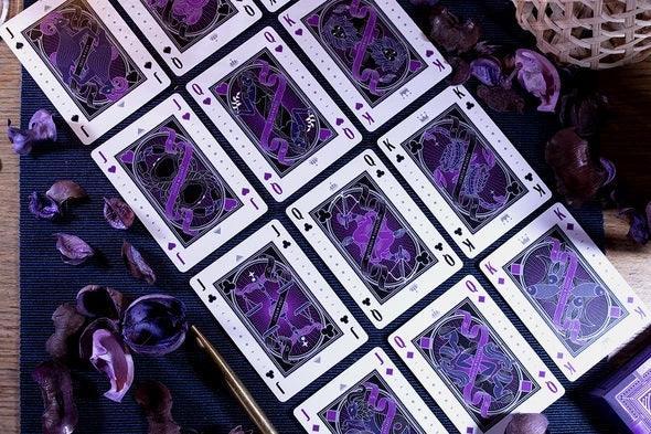 The Constellation Playing Cards - Mystique Purple Playing Cards by DECKIDEA