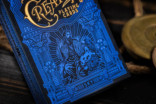 The Great Creator Sky Edition Playing Cards by Riffle Shuffle Playing Card Company