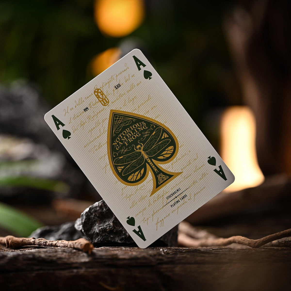 Notorious Gambling Frog Playing Cards - Orange Playing Cards by Stockholm 17