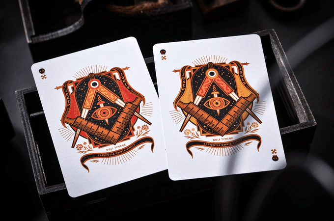 The Secret Playing Cards - Scarlet Edition Playing Cards by Chamber of Wonder