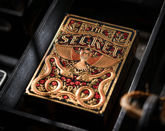 The Secret Playing Cards - Scarlet Edition Playing Cards by Chamber of Wonder