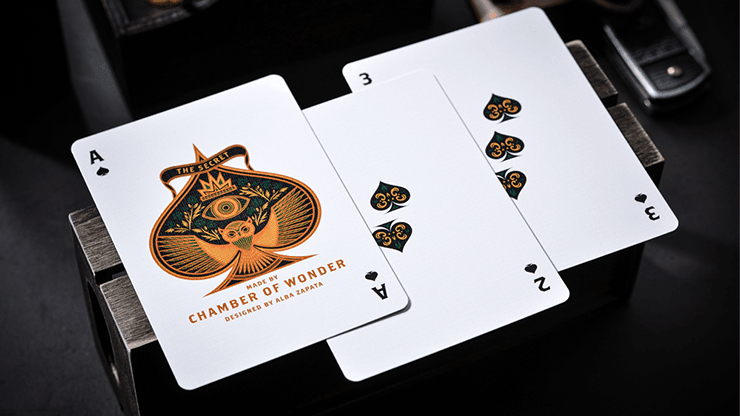 The Secret Playing Cards - Virescent Emerald Edition Playing Cards by Chamber of Wonder