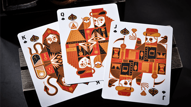 The Secret Playing Cards - Scarlet Edition Playing Cards by Chamber of Wonder