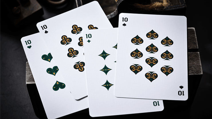 The Secret Playing Cards - Virescent Emerald Edition Playing Cards by Chamber of Wonder