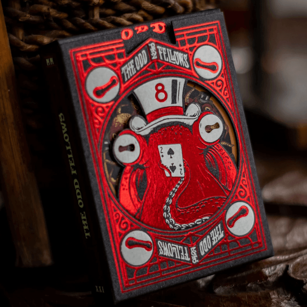 Sir Octo - Gilded Odd Fellows Playing Cards Playing Cards by Stockholm 17