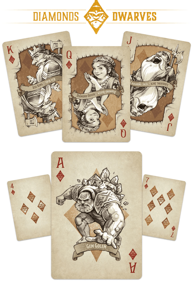 Tournament of the Mythic Kingdoms Playing Cards - Premium Set Playing Cards by Board Gaming