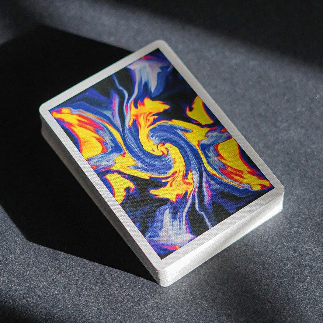 Ultra Diablo Blue Playing Cards Playing Cards by Gemini