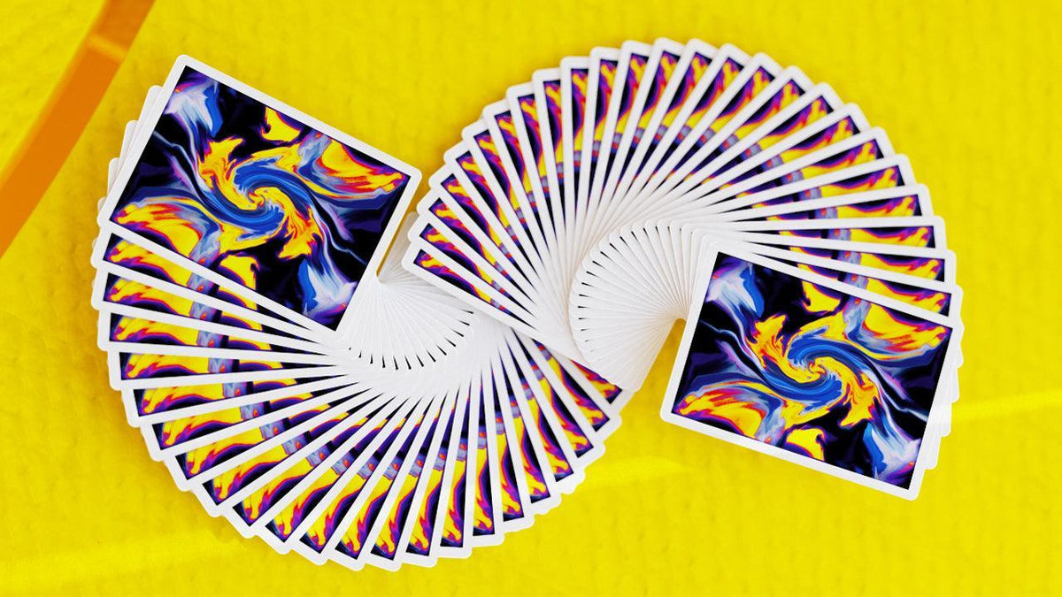 Ultra Diablo Blue Playing Cards Playing Cards by Gemini