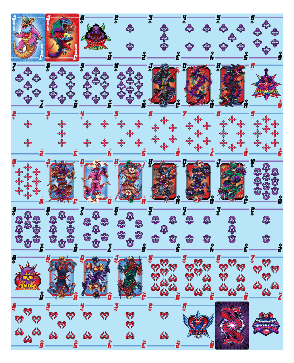 Magnum Force Playing Cards by Forge Arts