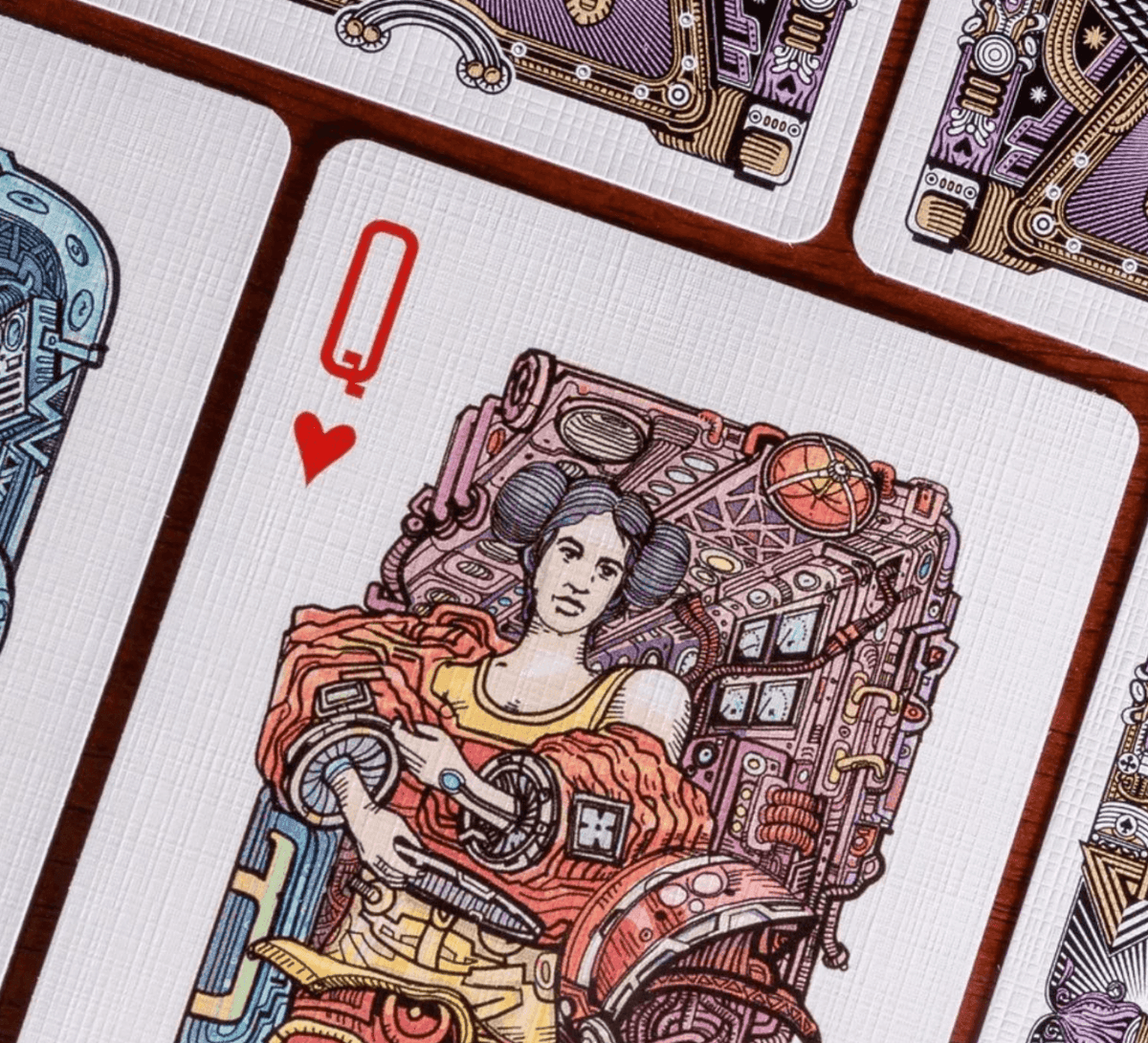 Vacuum Tube Space Playing Cards Playing Cards by Rare Playing Cards