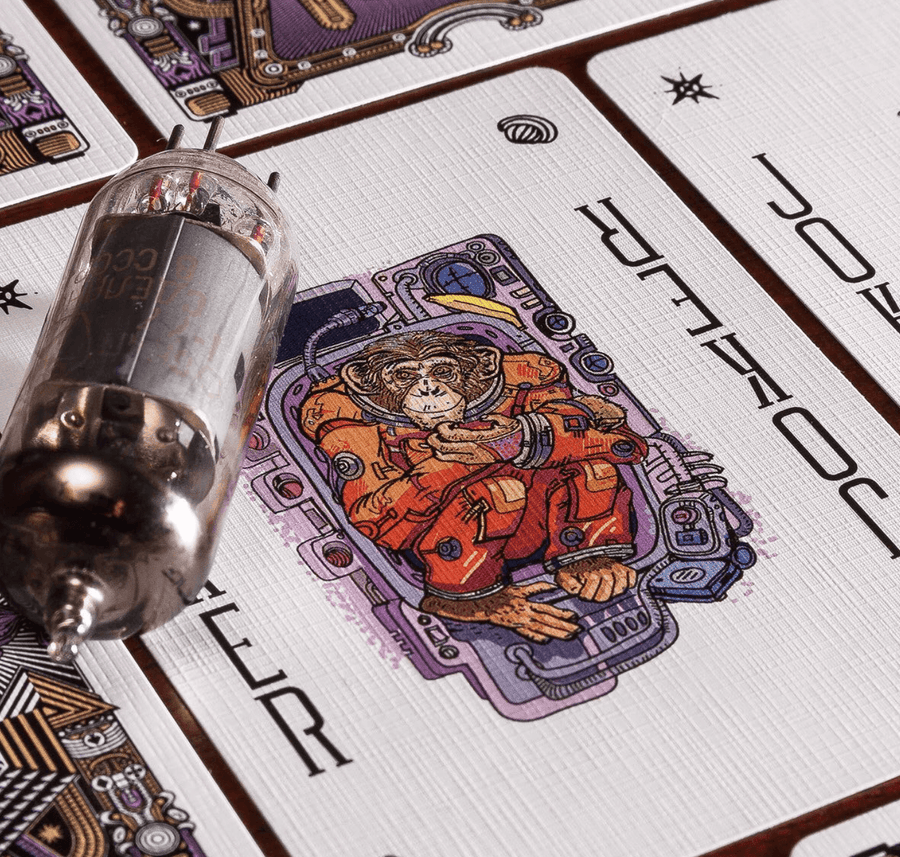 Vacuum Tube Space Playing Cards Playing Cards by Rare Playing Cards