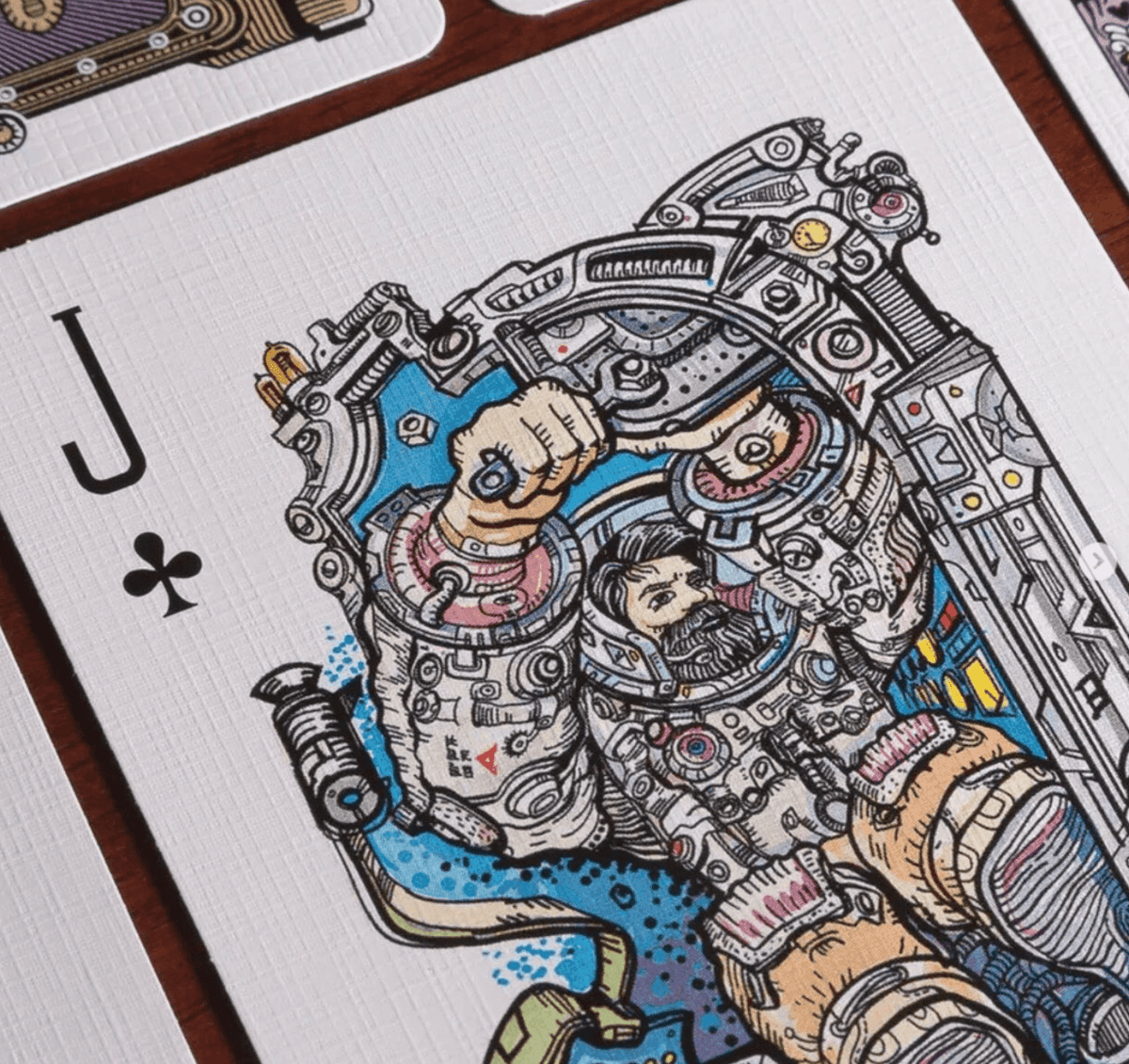 Vacuum Tube Space Playing Cards Playing Cards by Rare Playing Cards