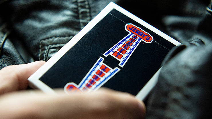 Vintage Feel Jerry's Nuggets (Black) Playing Cards Playing Cards by Expert Playing Card Co.