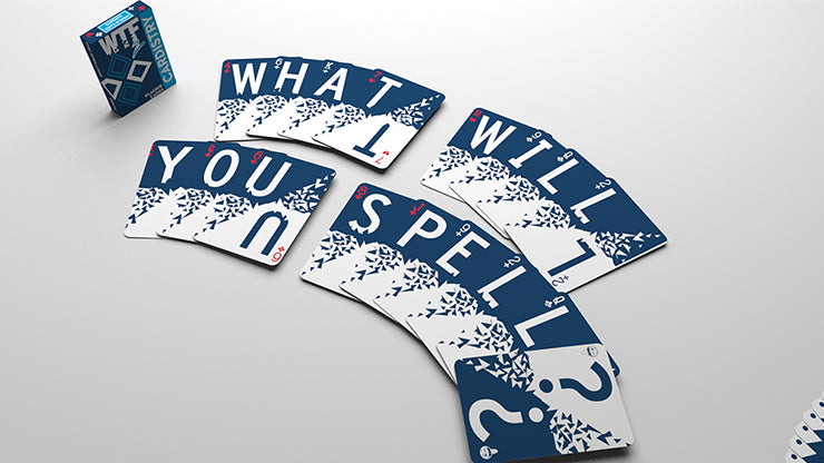 WTF Cardistry 2 Spelling Playing Cards by De'vo