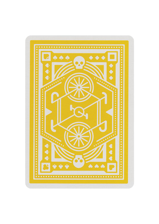 Yellow Wheel Playing Cards by Art of Play