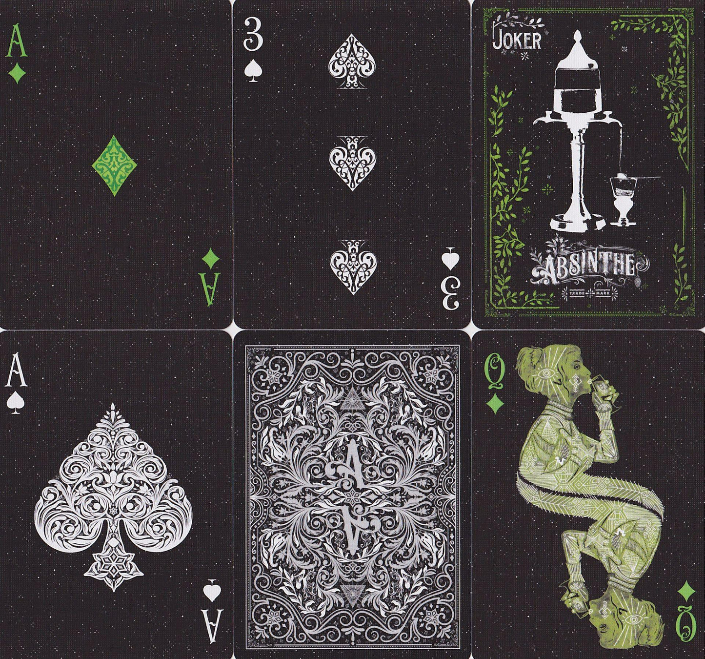 Absinthe V2 Playing Cards Playing Cards by Ellusionist