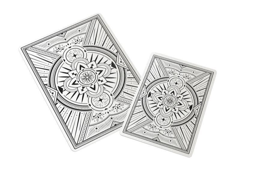 Agenda Playing Cards White Edition Playing Cards by Expert Playing Card Co.