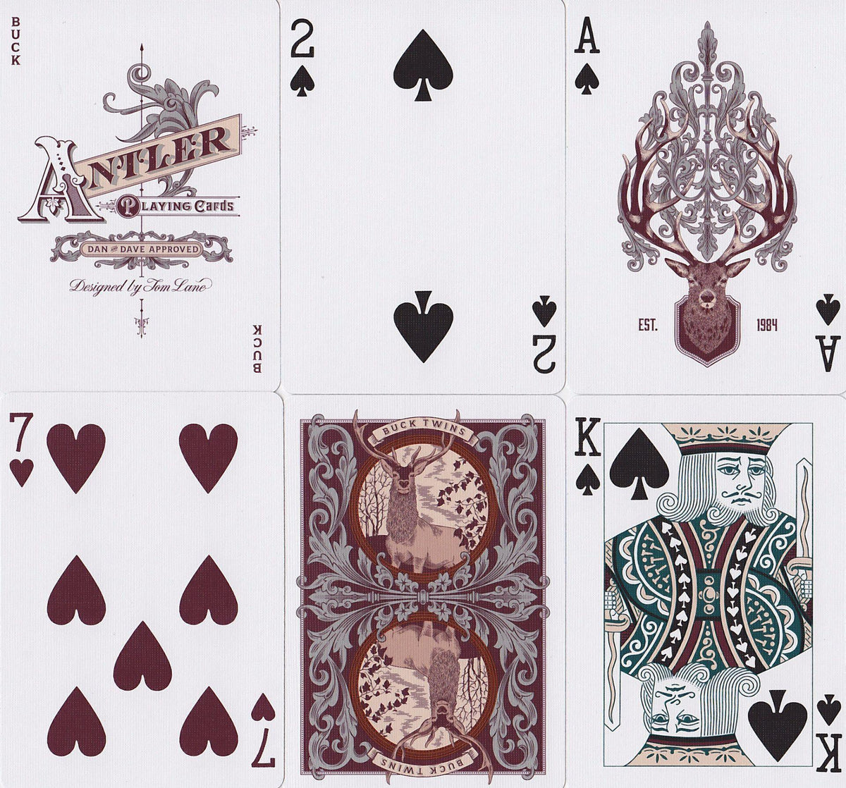 Antler Limited Edition Playing Cards by Dan & Dave