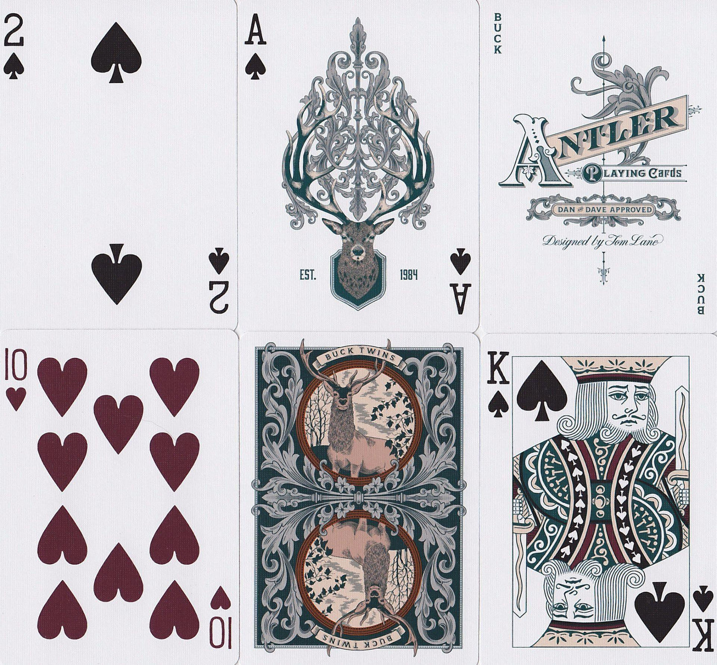 Antler Limited Edition Playing Cards by Dan & Dave