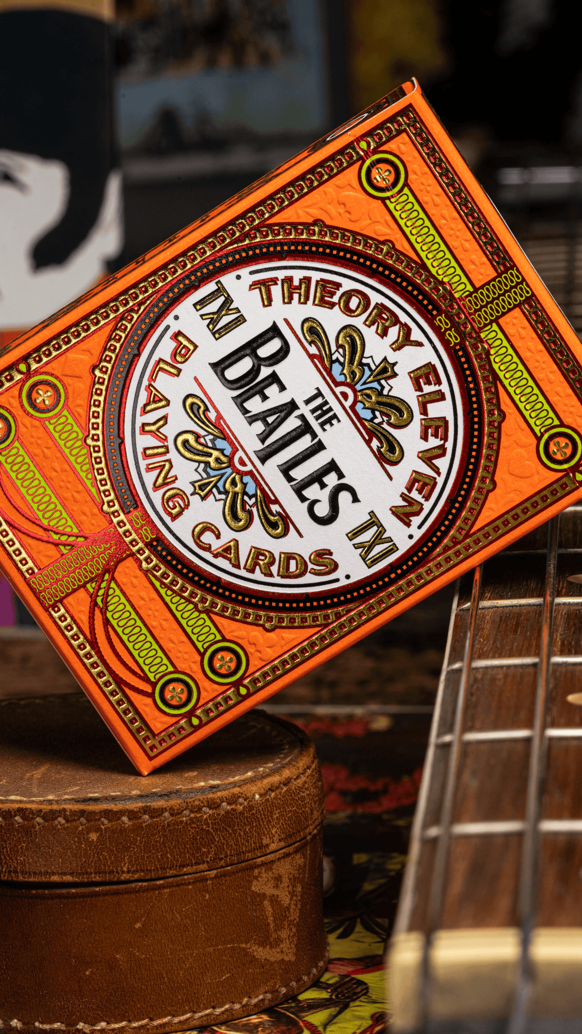 The Beatles Playing Cards - Orange Playing Cards by Theory11
