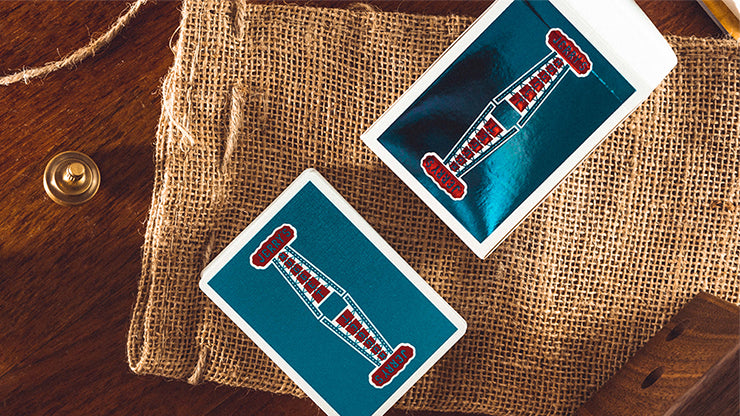 Vintage Feel Jerry's Nuggets Blue Foil Playing Cards Playing Cards by Expert Playing Card Co.