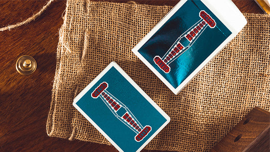 Vintage Feel Jerry's Nuggets Blue Foil Playing Cards Playing Cards by Expert Playing Card Co.