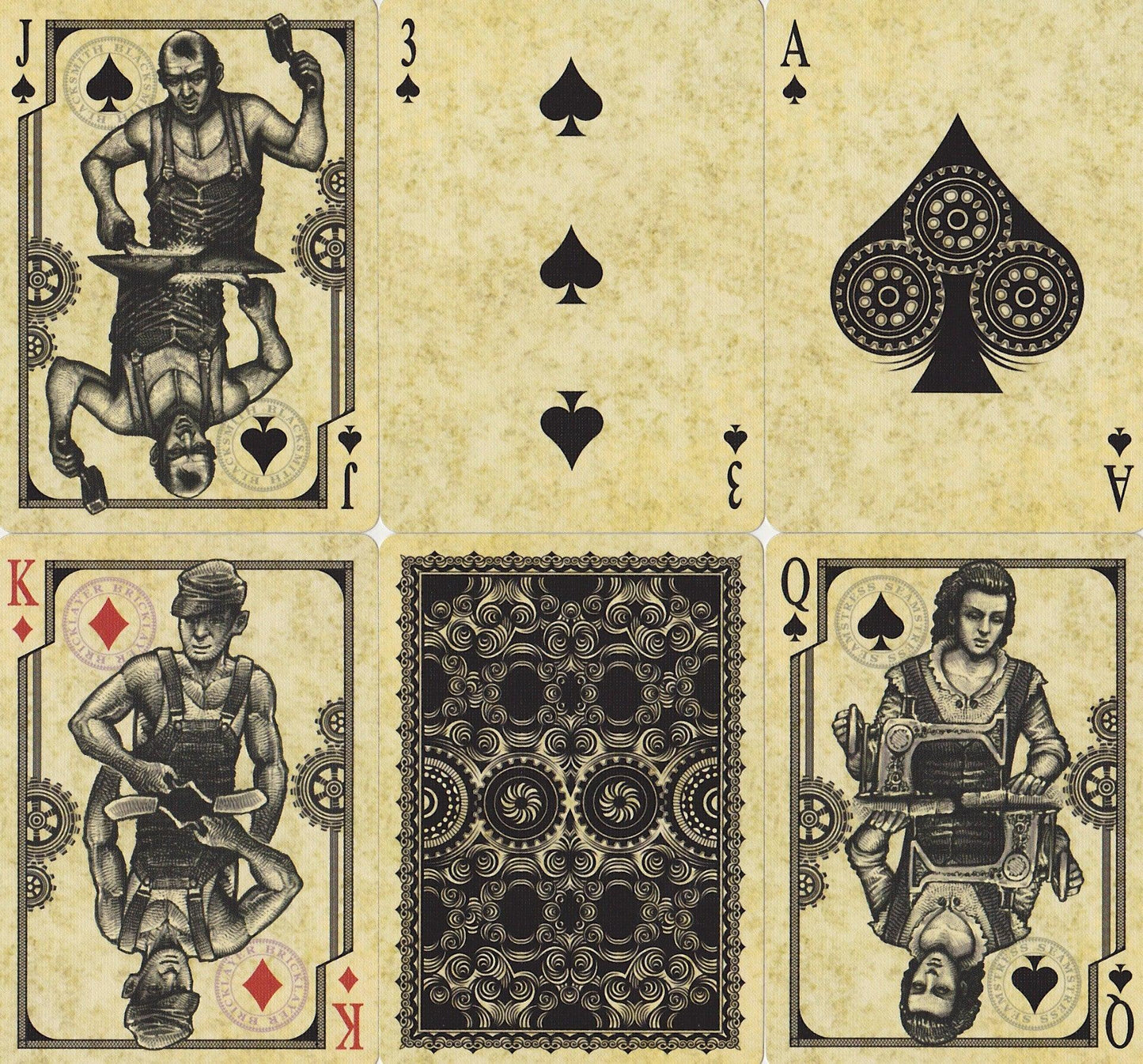 Bicycle® Blue Collar Playing Cards by US Playing Card Co.