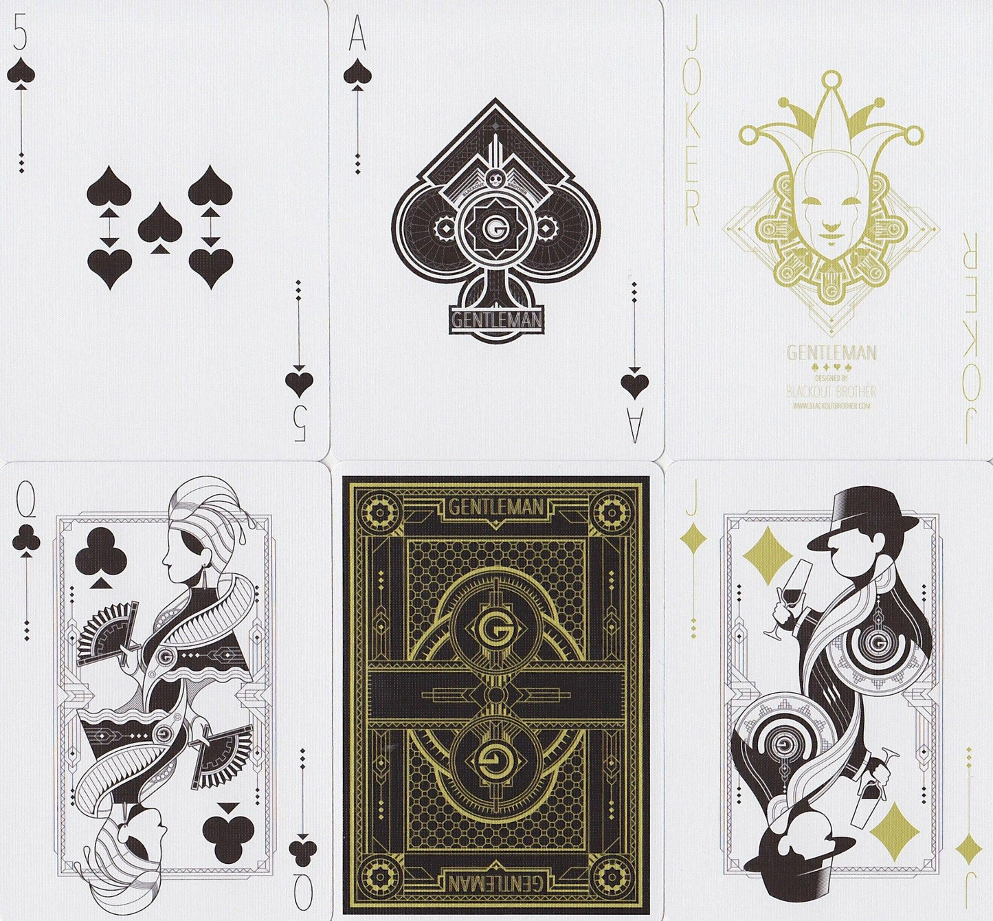 Bicycle® Gentlemen Playing Cards by US Playing Card Co.