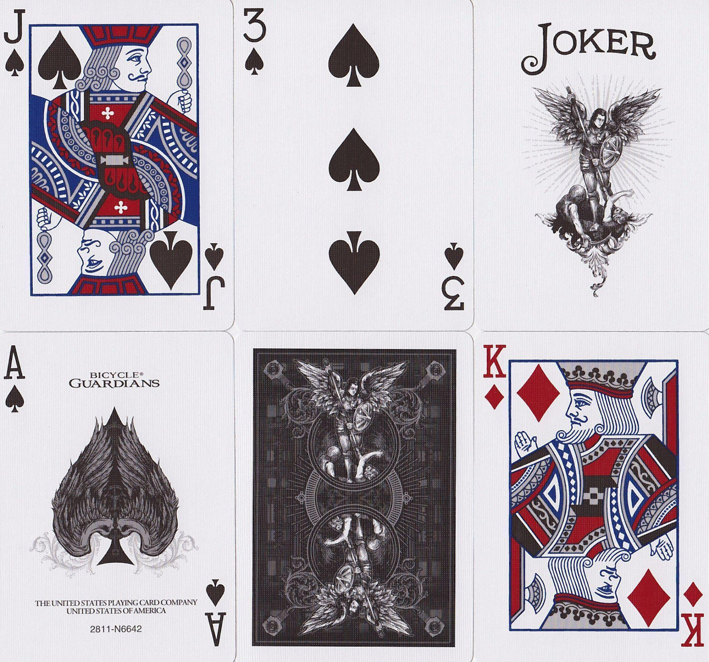 Bicycle® Guardians Playing Cards by US Playing Card Co.