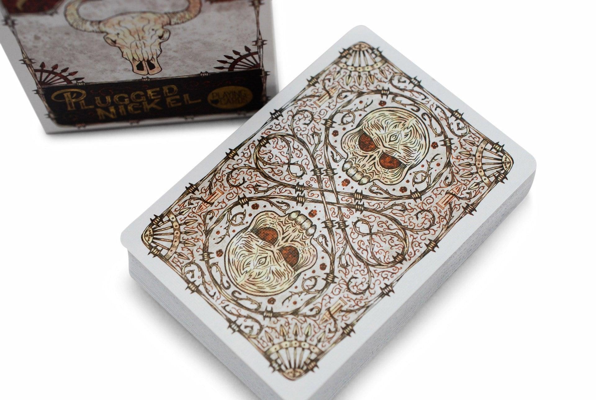 Bicycle® Plugged Nickel, Rusted Tin-RarePlayingCards.com – Rare