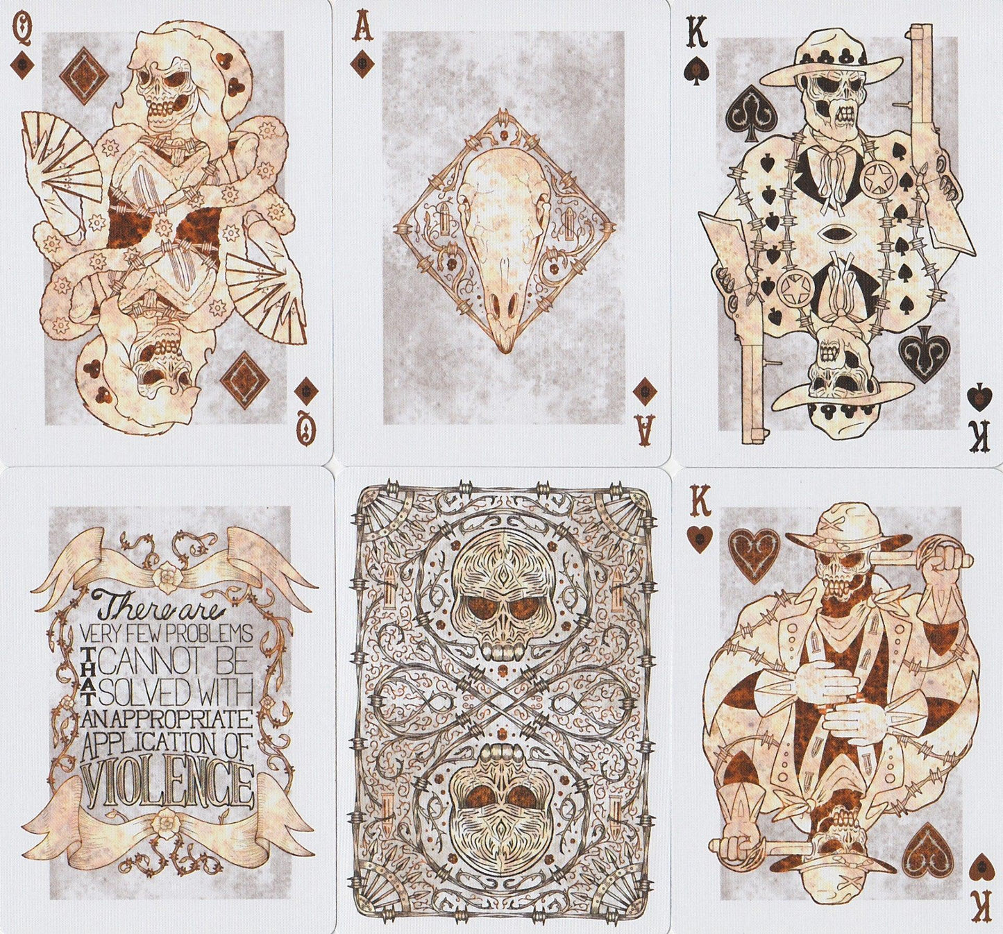 Bicycle® Plugged Nickel, Rusted Tin Playing Cards by US Playing Card Co.