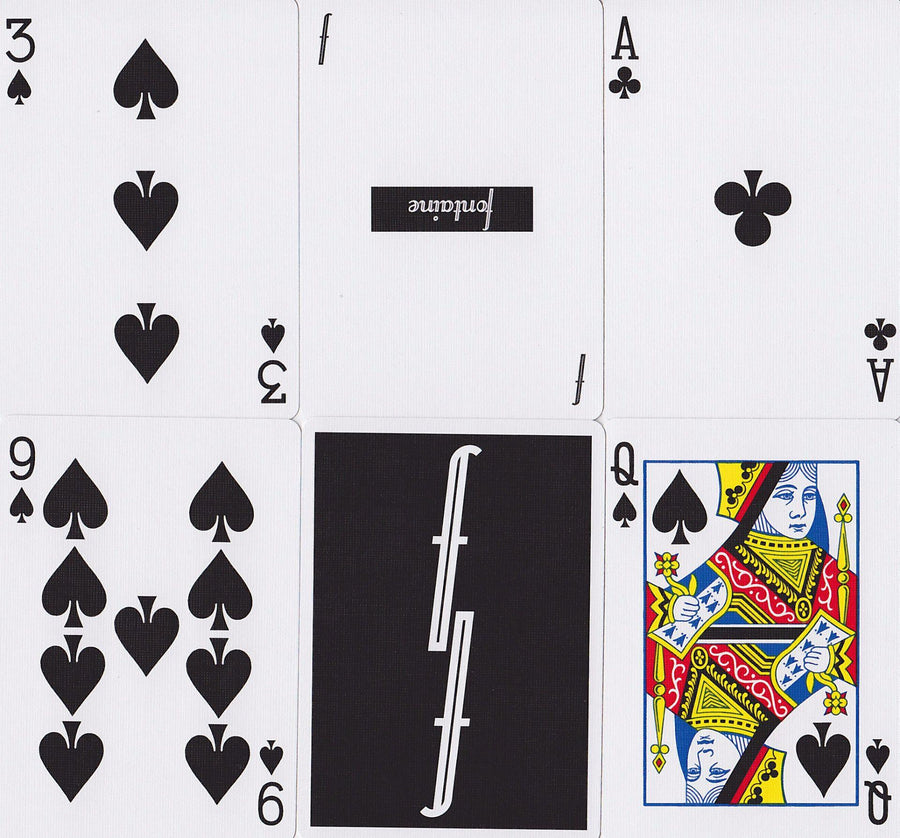 Black Fontaine Playing Cards by Zach Mueller