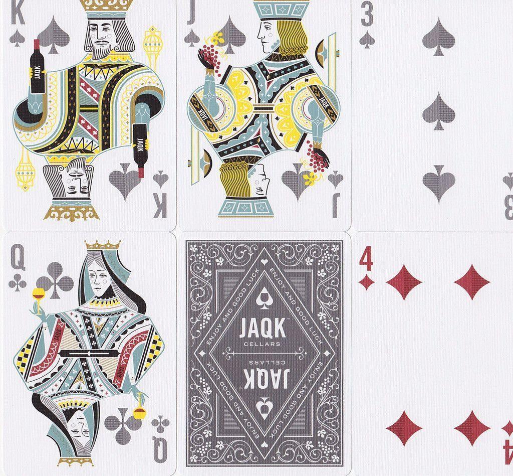 Black JAQK Playing Cards by Theory11