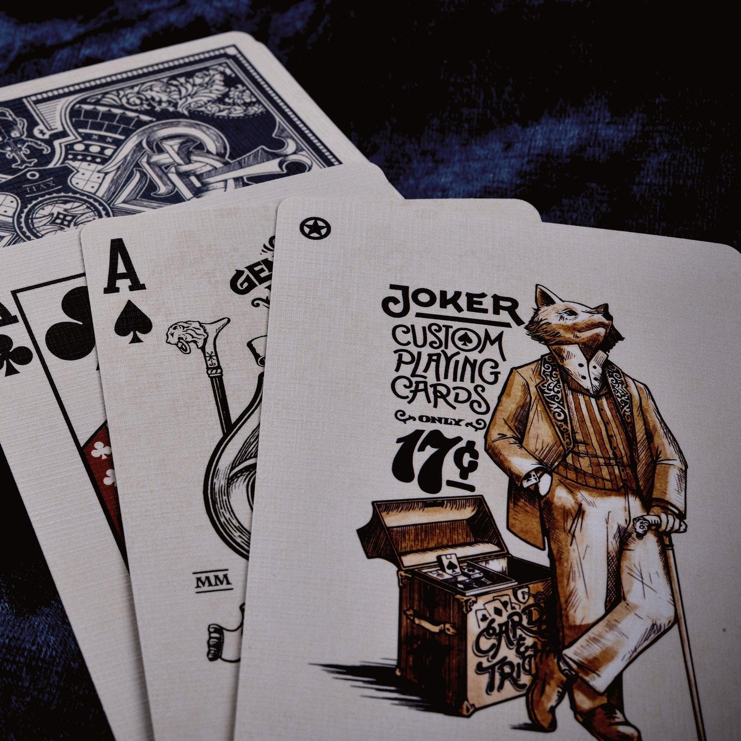 Parlour Playing Cards - Blue Stockholm 17 Playing Cards by Stockholm 17