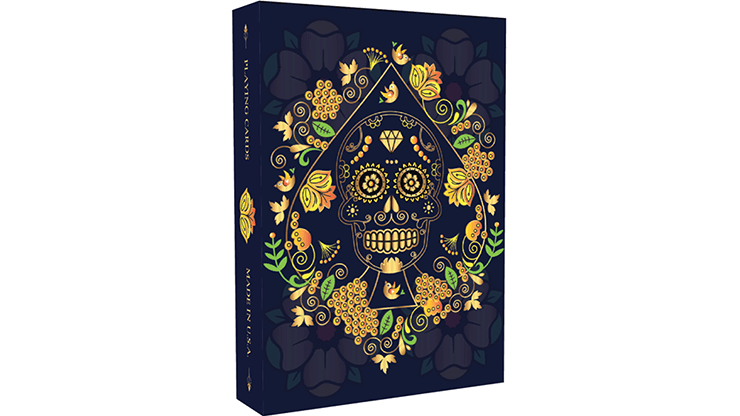 Calaveras de Azúcar Blue Edition Playing Cards by US Playing Card Co.