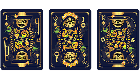 Calaveras de Azúcar Blue Edition Playing Cards by US Playing Card Co.