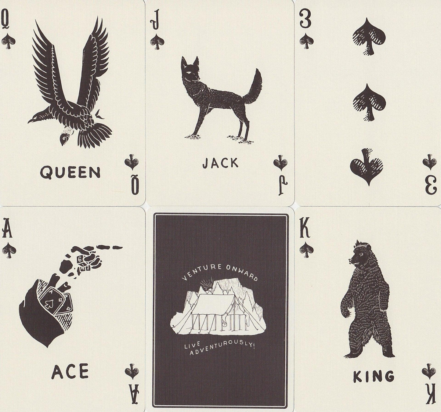Camp Cards, Winter Ed. Playing Cards by Dan & Dave
