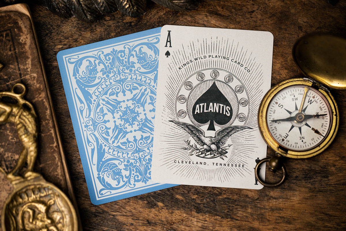 Atlantis Playing Cards by Kings Wild Project Playing Cards by Kings Wild Project