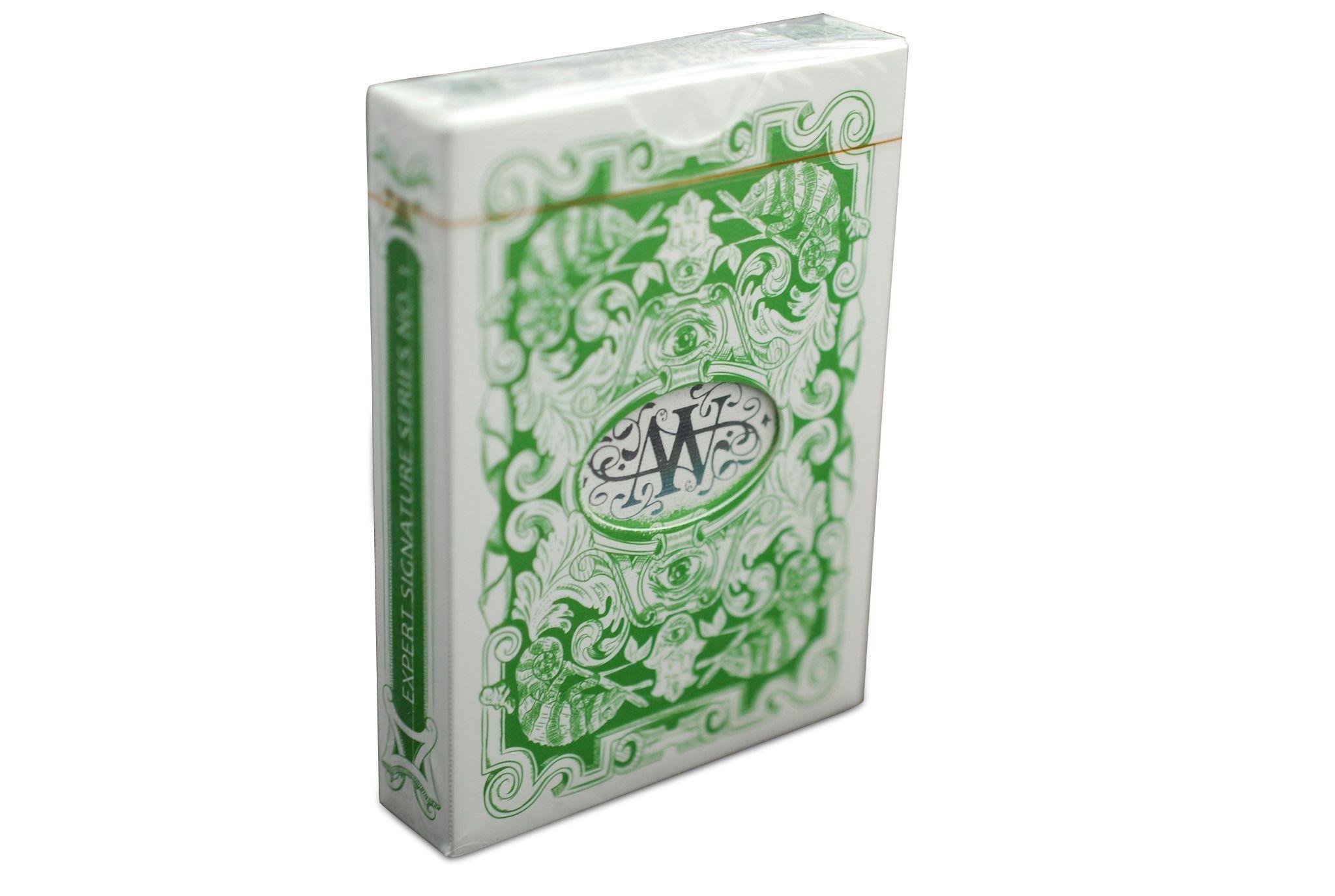 Chameleons Luxury Green Metallic-RarePlayingCards.com – Rare