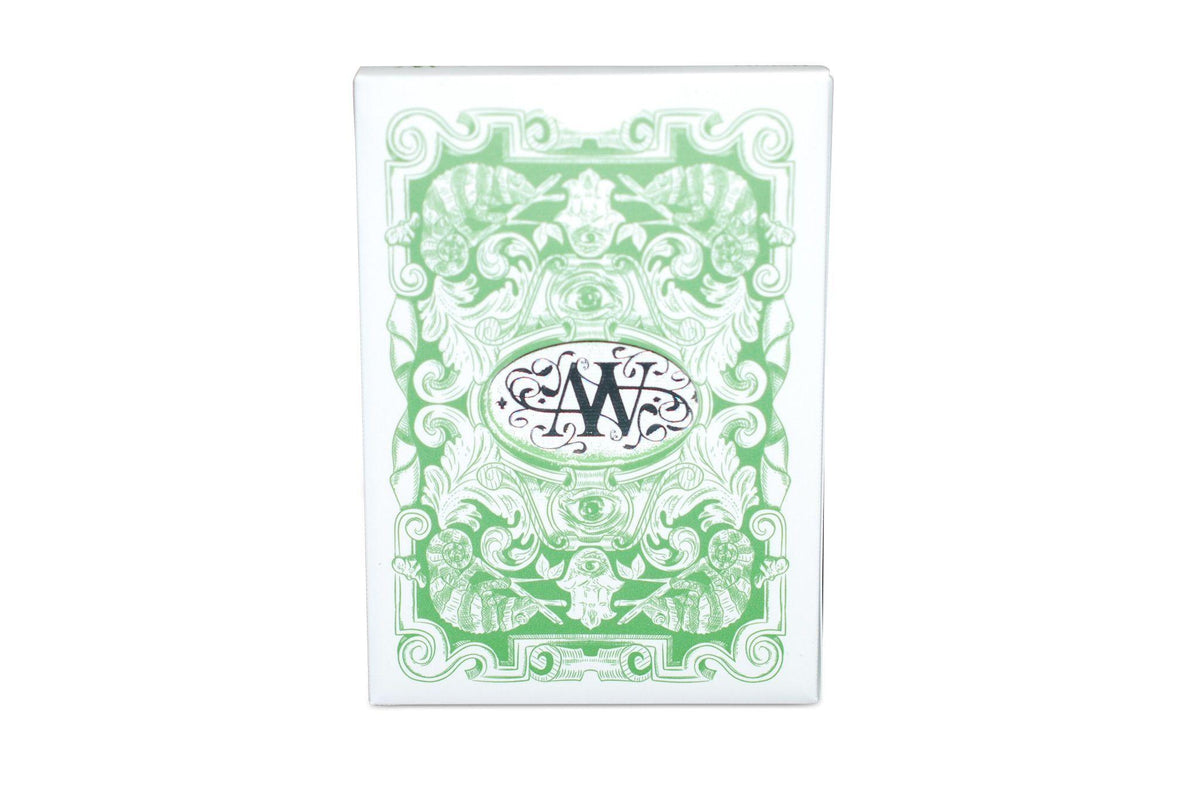 Chameleons Luxury Green Metallic* Playing Cards by Expert Playing Card Co.