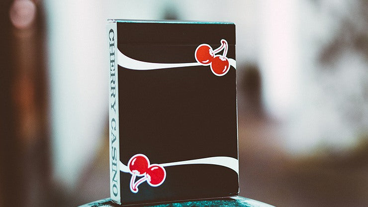 Cherry Casino V3 True Black Playing Cards - Murphys Magic