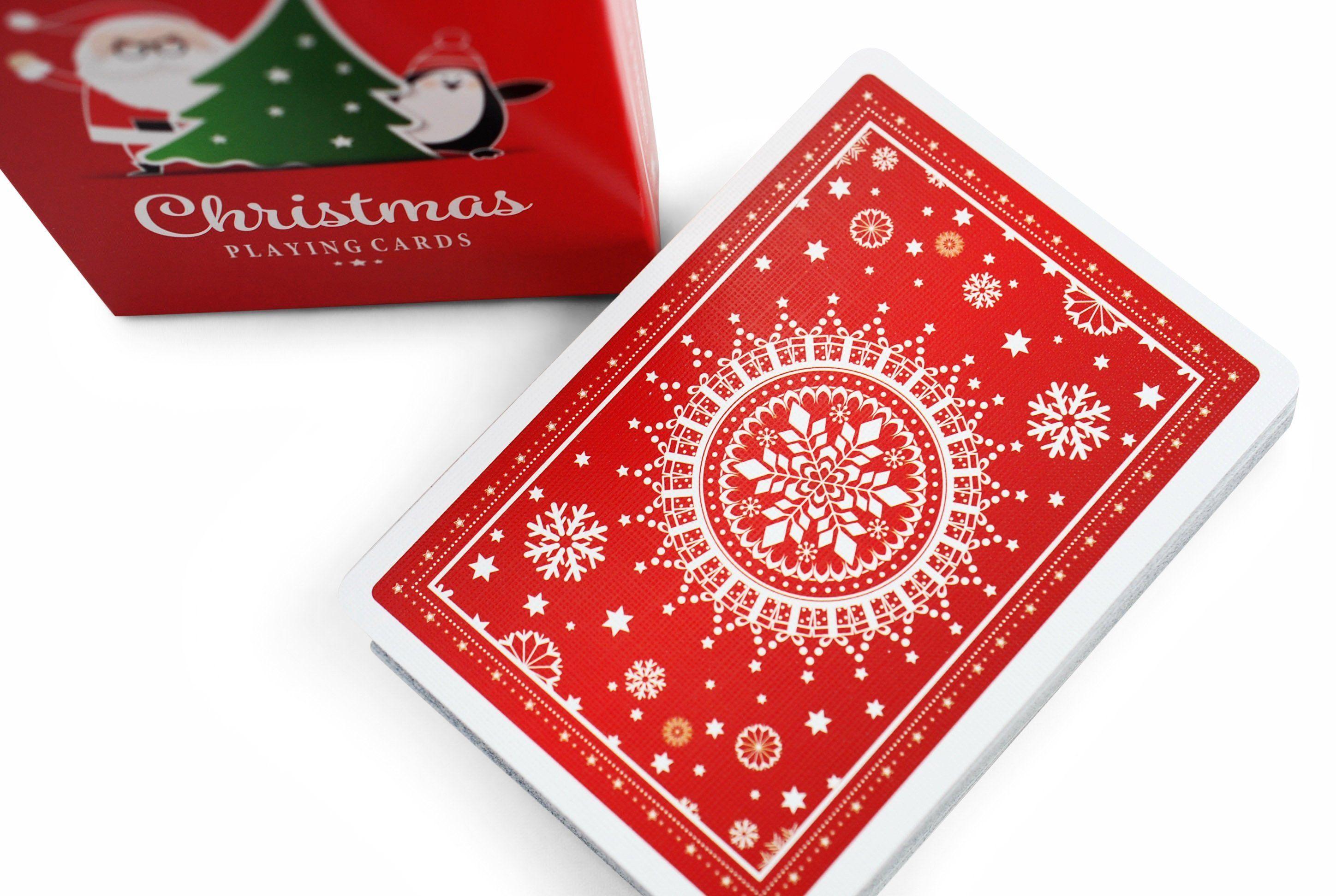 rare christmas cards Deck – Playing Vintage Christmas Card - Rare