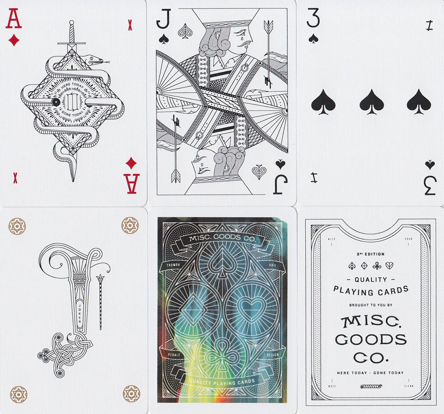 Cina Playing Cards by Misc. Goods Co.