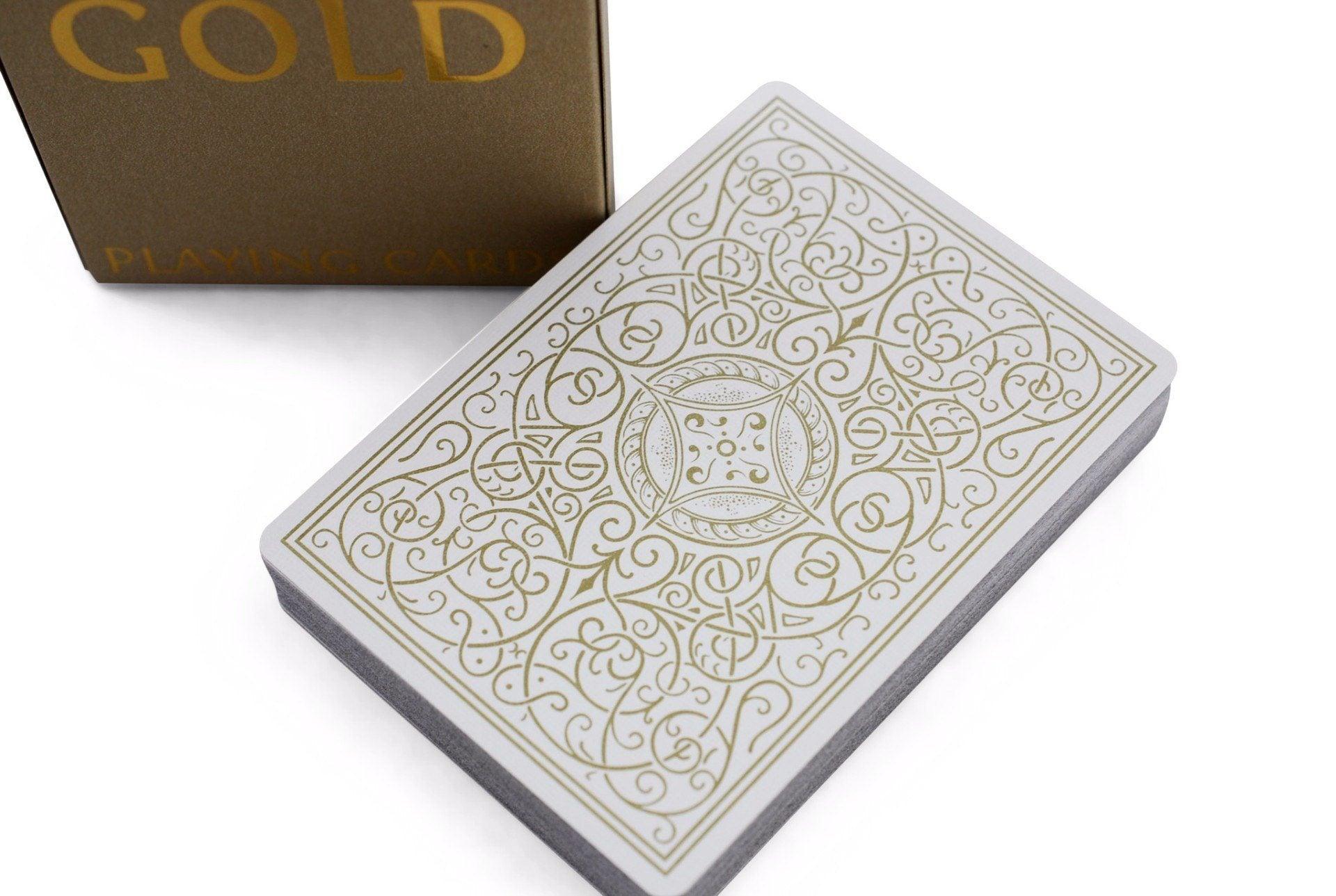 Classic Gold Playing Cards - RarePlayingCards.com Classic Gold Playing Cards - RarePlayingCards.com